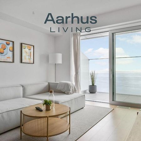 오르후스 Endless Ocean Views With Private Balcony 아파트 외부 사진