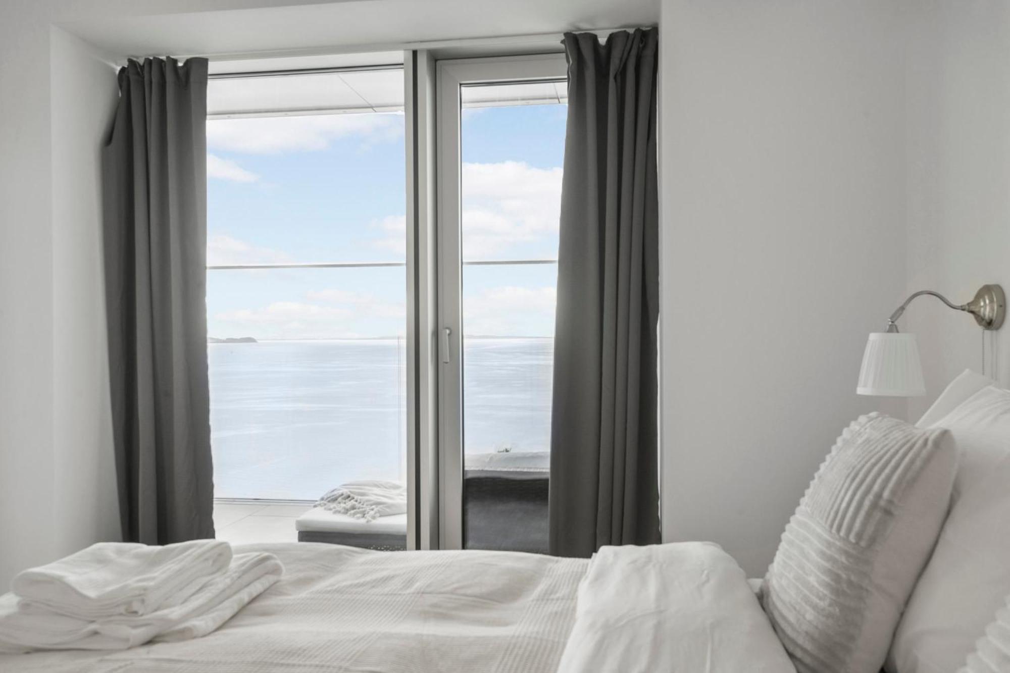 오르후스 Endless Ocean Views With Private Balcony 아파트 외부 사진