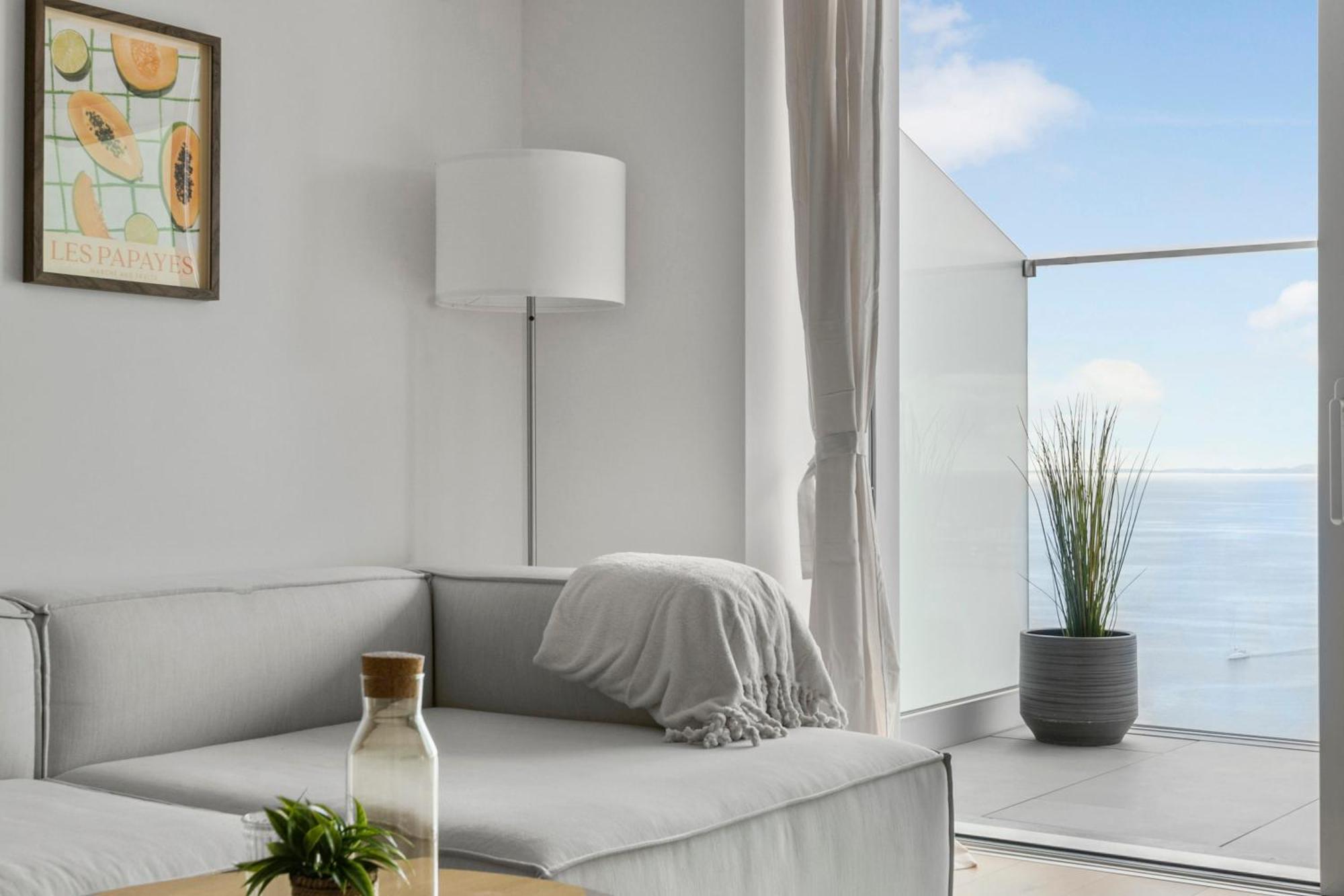 오르후스 Endless Ocean Views With Private Balcony 아파트 외부 사진