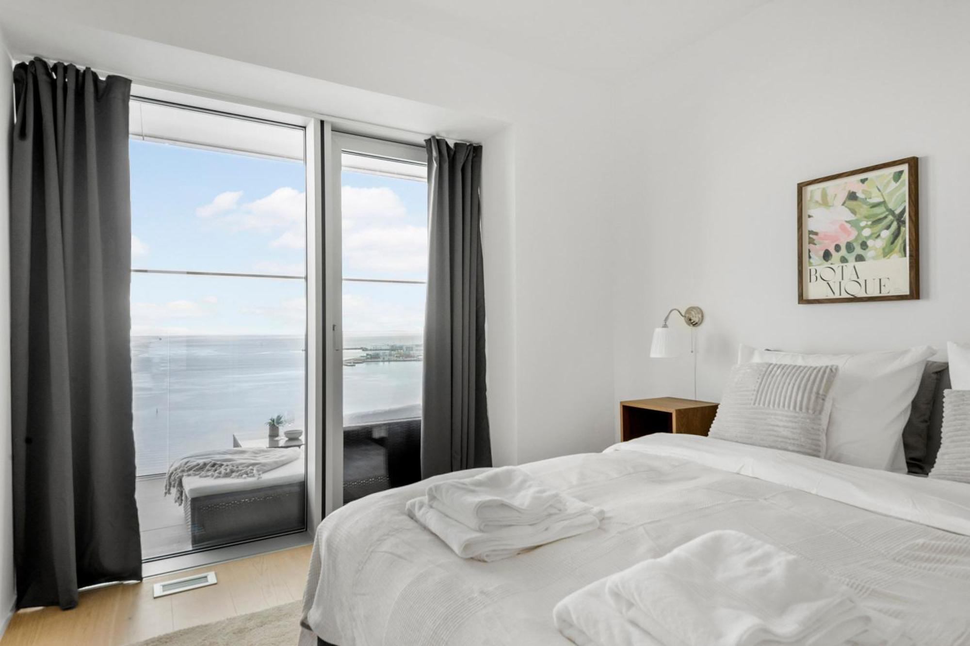 오르후스 Endless Ocean Views With Private Balcony 아파트 외부 사진